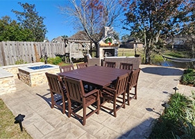 Rock Construction outdoor patio